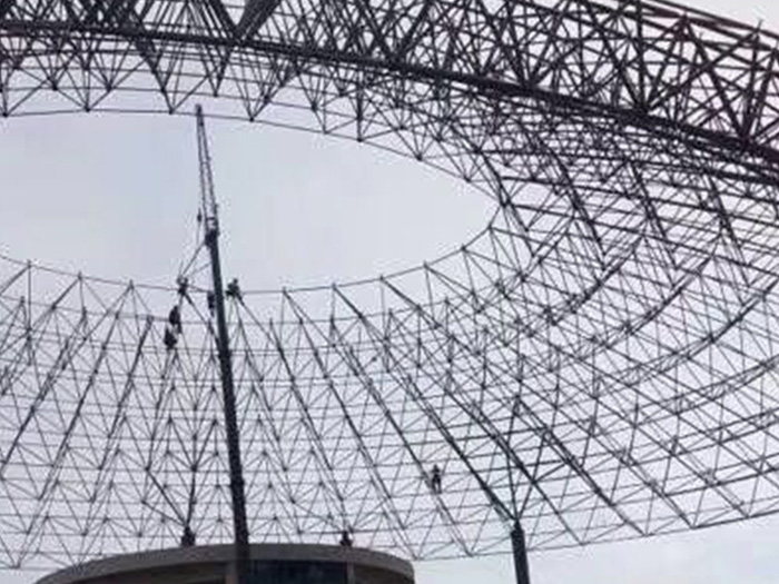 驻马店篮球馆球形网架厂家价格